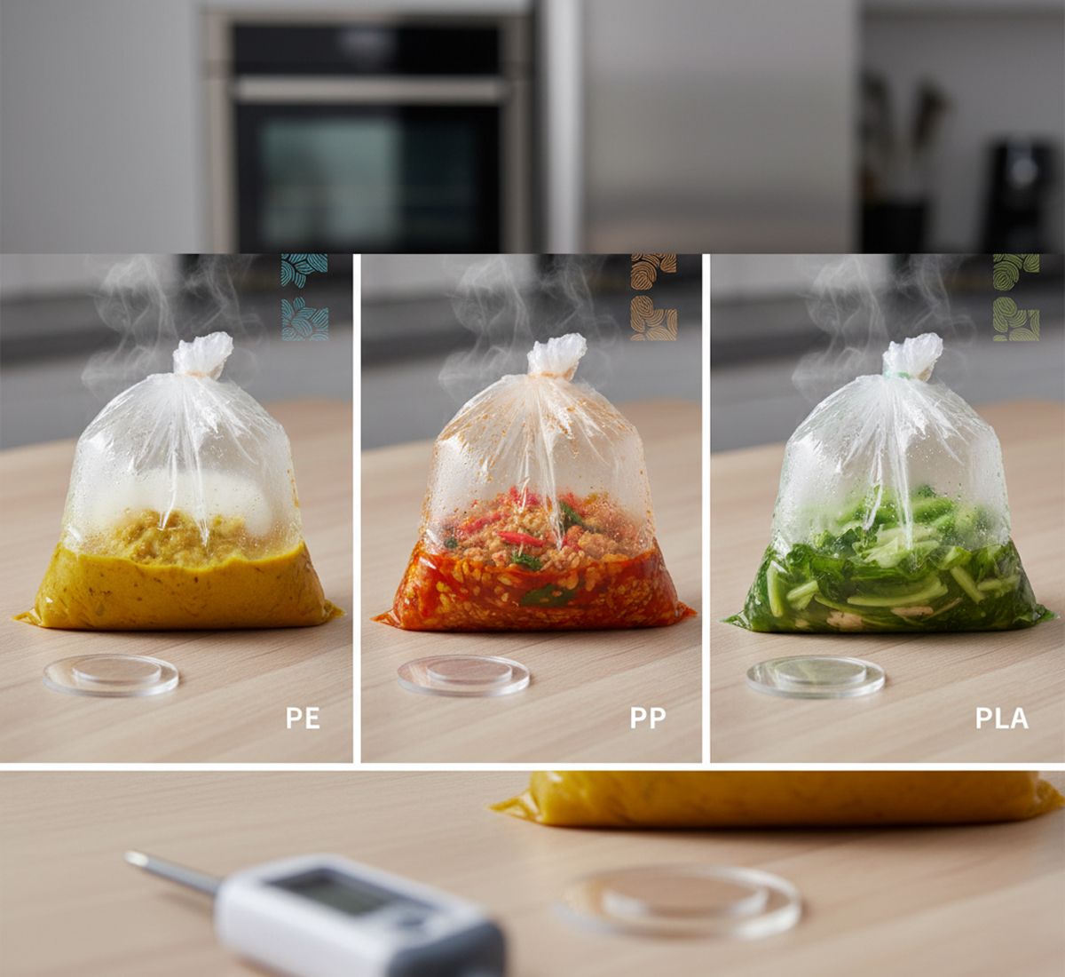 เปรียบเทียบ ถุงร้อนใส่อาหาร แบบ PE vs PP vs PLA: แบบไหนเหมาะกับคุณ?